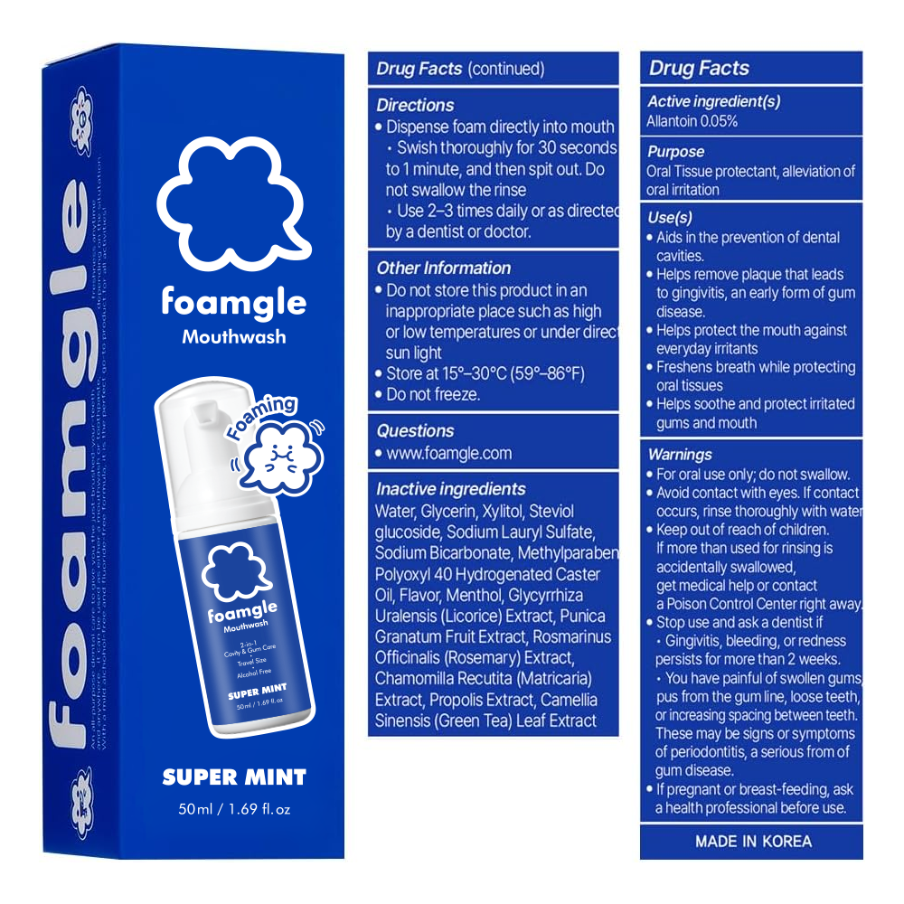 Foamgle Mouthwash 2-in-1 Cavity & Gum Care