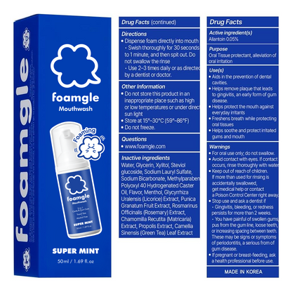 Foamgle Mouthwash 2-in-1 Cavity & Gum Care